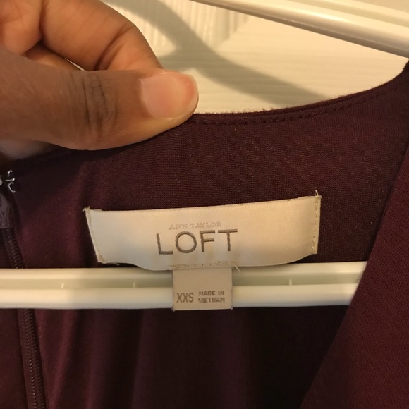 Loft knee-length faux wrap dress - Picture 2 of 2